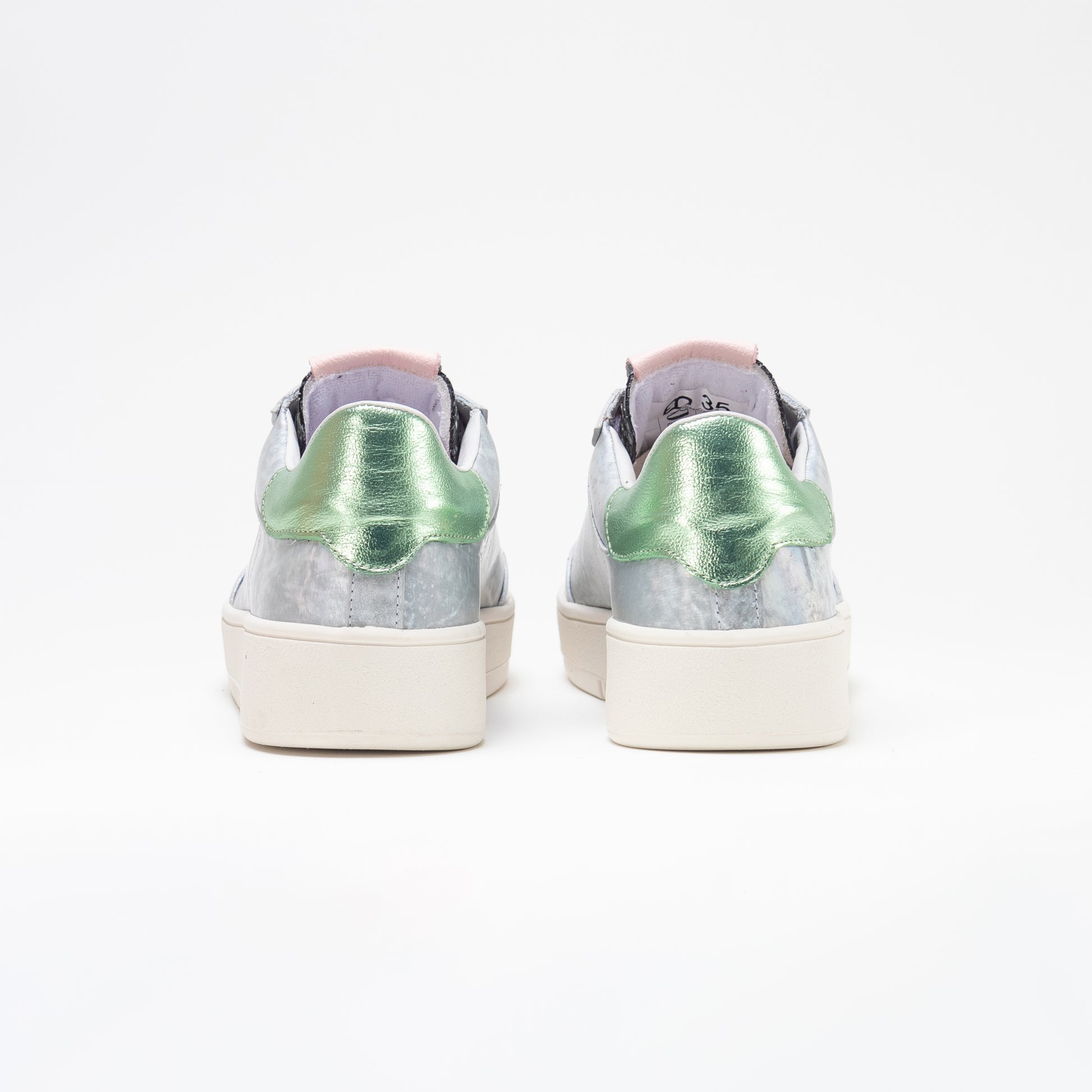 by francis martinez_Tenis Paola | Tenis casual para mujer en cuero tornasol 2
